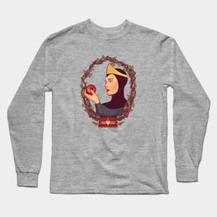 THE APPLE QUEEN color version nature witchcraft witch Long Sleeve T-Shirt